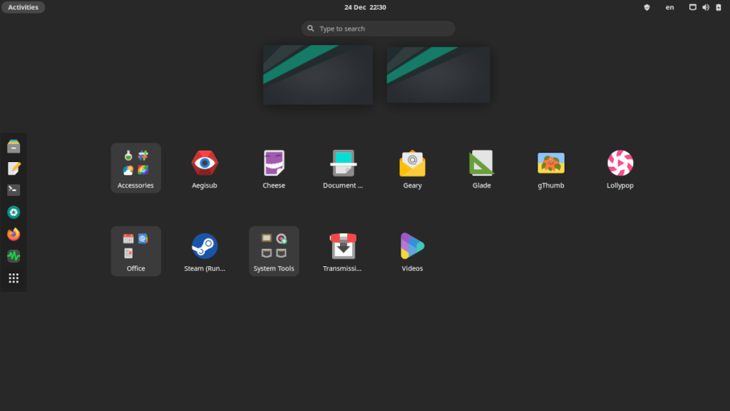 Manjaro 应用程序总览