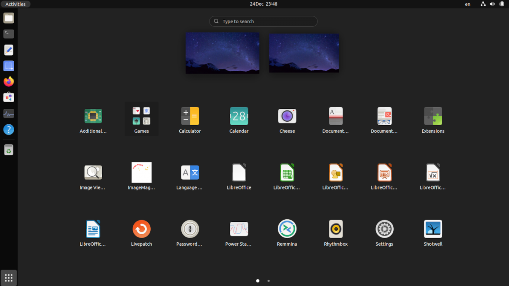 Ubuntu 应用程序总览
