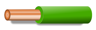 Color wire (green)